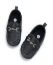 First walker Pu leather dress baby boy Soft sole infant Moccasins baby loafers shoes Black